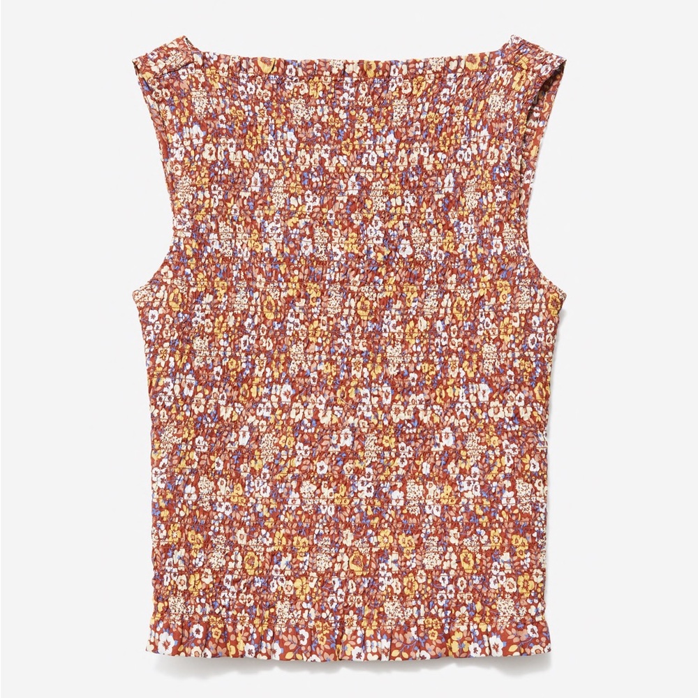 Everlane Floral Smocked Tank